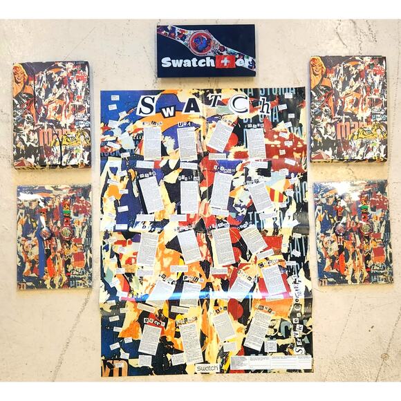 Swatch Other - Swatch ROTELLA SET GZS04 1994 Specials Designed by Mimmo Rotella